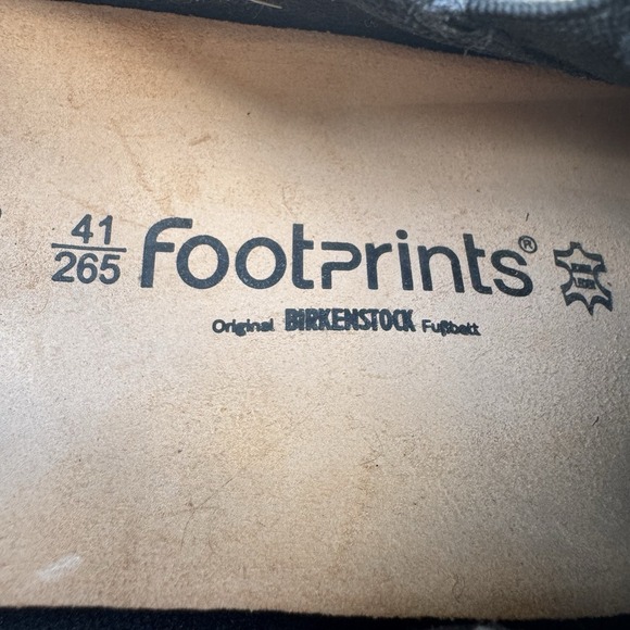 Birkenstock Footprints Black Leather Loafer EU 41 (US W 10-10.5, M 8-8.5)Comfort - Picture 10 of 10